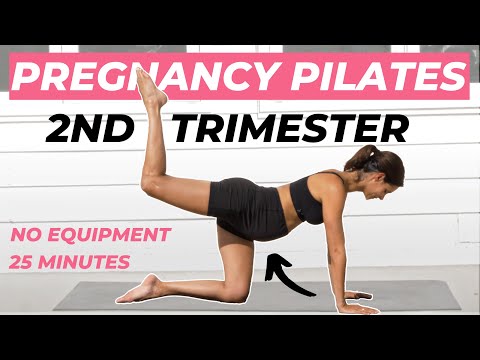 PREGNANCY PILATES WORKOUT for 2ND Trimester | BEST 25 Min Prenatal Pilates Second Trimester