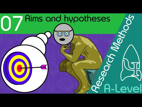 7 Aims and hypotheses