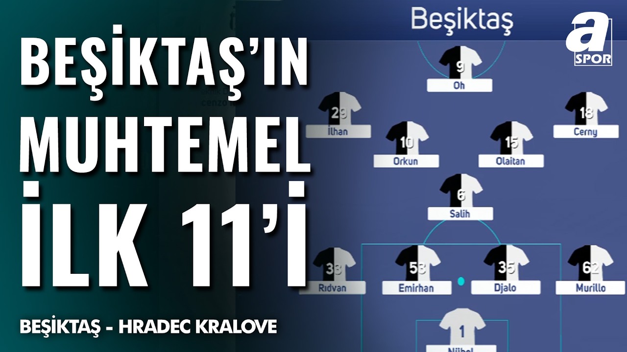 Vincenzo Italiano'dan Sürpriz Plan! Beşiktaş'ın Hradec Kralove İlk 11'i Şekilleniyor