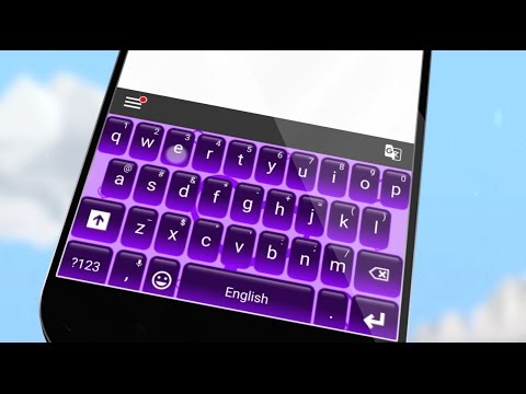Purple Glow Keyboard Free Video