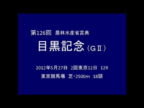 2012年 第126回 目黒記念（GⅡ） スマートロビン
