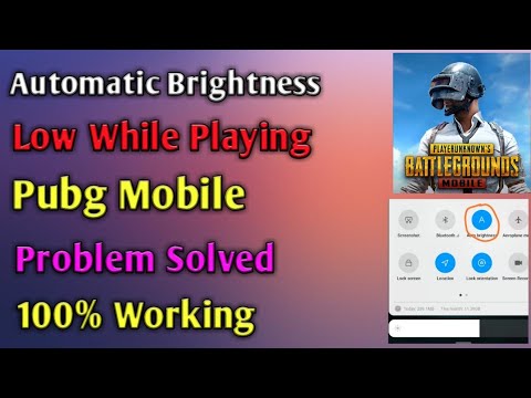 Automatic Brightness low While playing pubg problem solved in redmi device 2023.