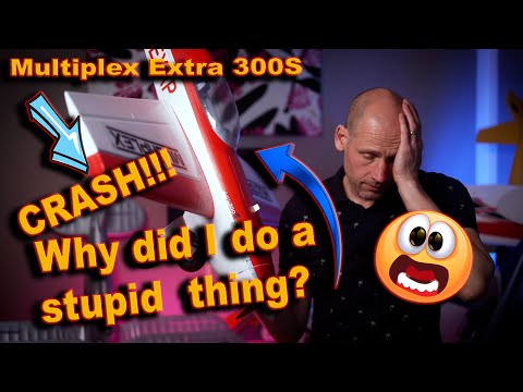 Multiplex Extra 300S Stupid mistake and it crashed!