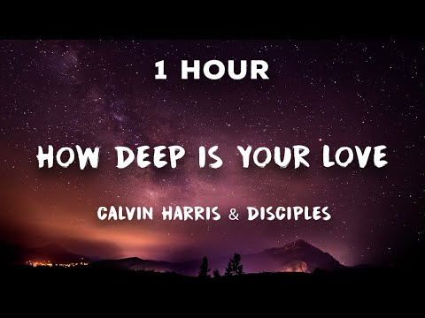 [1 Hour] How Deep Is Your Love - Calvin Harris & Disciples | 1 Hour Loop