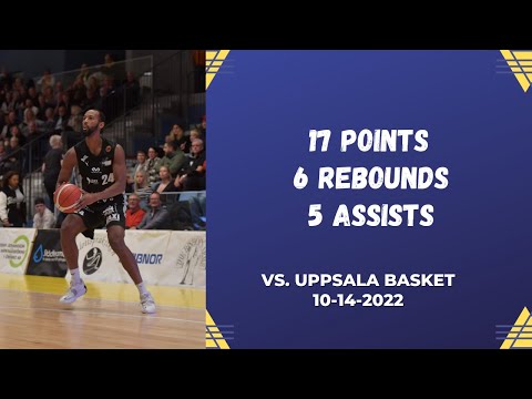 Juwan Gray 17 PTS | 6 REB | 5 AST | Full Highlights | Koping Stars vs. Uppsala