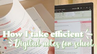 HOW TO TAKE EFFECTIVE AND EFFICIENT DIGITAL NOTES FOR SCHOOL l OneNote