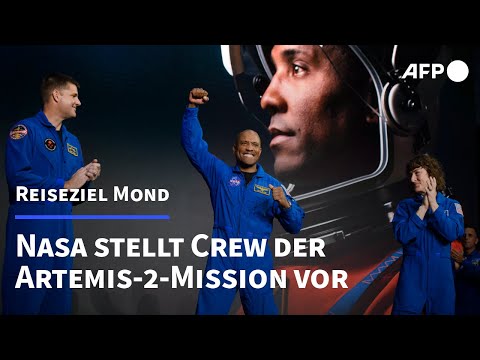 Nasa stellt Crew der Artemis-2-Mission vor | AFP