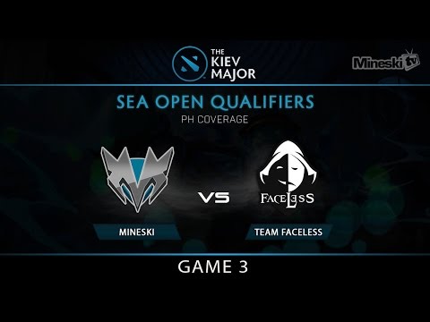 Mineski vs Faceless | Game 3 | Kiev Major 2017 | SEA Regional Qualifier | PH Coverage