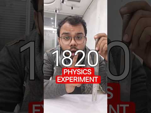 1820 Physics Experiment #physics #physicsexperiment #shorts #foryou