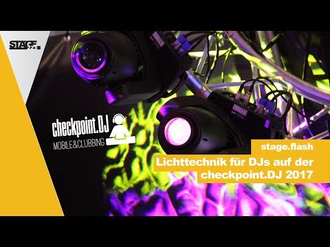 Licht Aussteller auf der checkpoint.DJ | stage.flash
