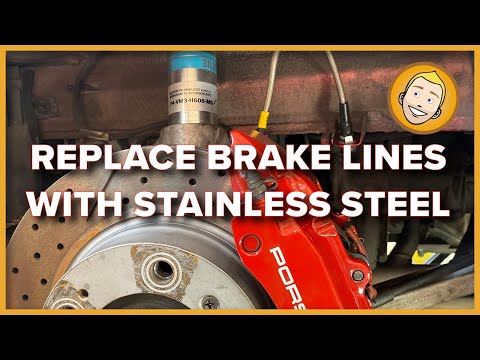 How to REPLACE BRAKE LINES with STAINLESS STEEL on a Porsche Boxster (Project 54)