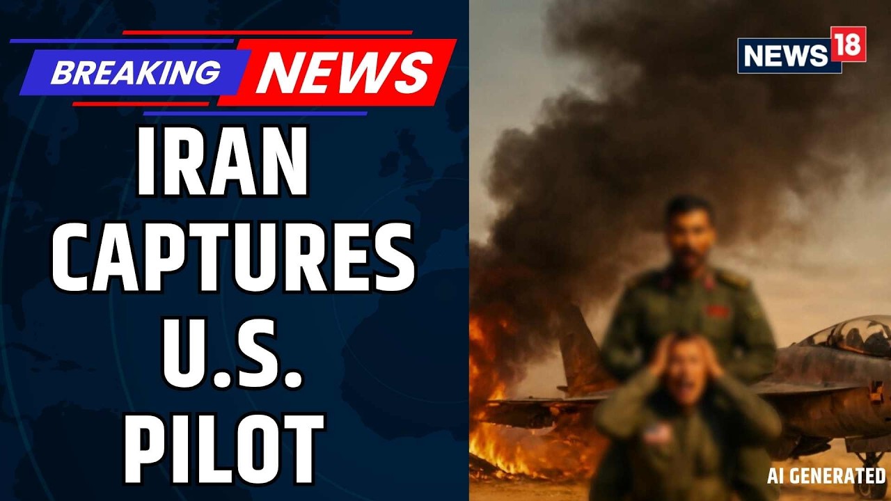 Iran Claims US Pilot Captured by IRGC After F-35 Downing | US Iran War News | Trump | News18