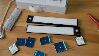 LED Schrankbeleuchtung mit Bewegungsmelder Sensor für Küche und Treppe 2er Pack ESHUNQI