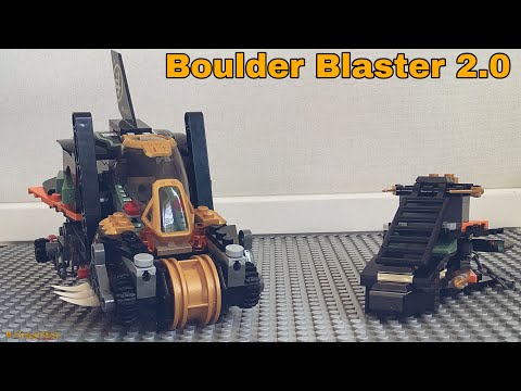 I re-designed the Lego Ninjago Boulder Blaster!