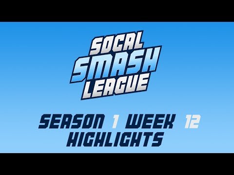 SoCal Smash League Season 1 Week 12 Highlights - Smash 4