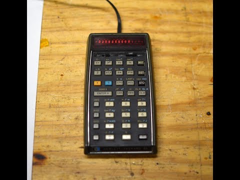 Hewlett Packard HP55 Calculator restoration
