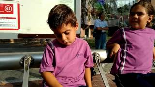 Que cansancio el primer día de cole