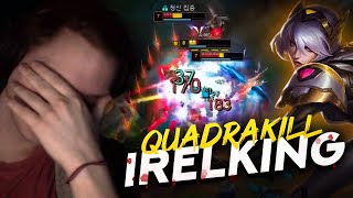 C'est ridicule.. - Pandore Reacts 'Irelking QUADRAKILL'