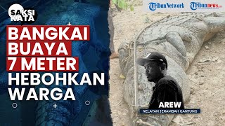 Bangkai Buaya 7 Meter Diikat di Sungai karena Tak Bisa Dikubur, Warga Ungkap Misteri & Ketakutan
