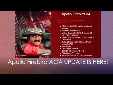 Apollo Firebird AGA Update! AMIGA POWER!