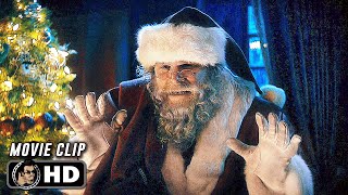 VIOLENT NIGHT Clip - Santa Claus Gets Caught Hiding Behind A Christmas Tree (2022) by JoBlo HD Trailers