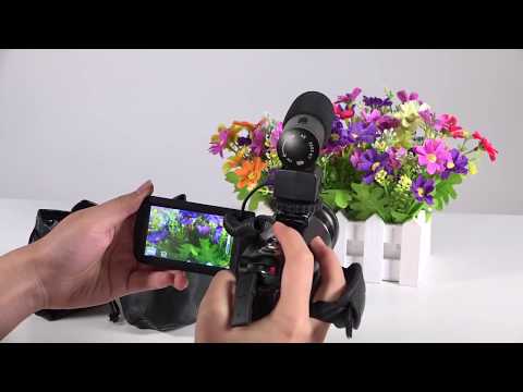 Andoer HDV-Z20 1080P Full HD 24MP WiFi Digital Video Camera Camcorder with External Microphone