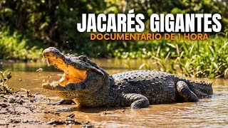JACARÉS GIGANTES DO PANTANAL: Os Monstros que Devoram Anacondas - Documentário Completo