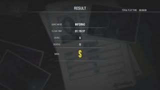 [バイオRE3最高難易度S]やっと終った.....INFERNOナイフは無理。売りに行ってこよ。[縛り無し]