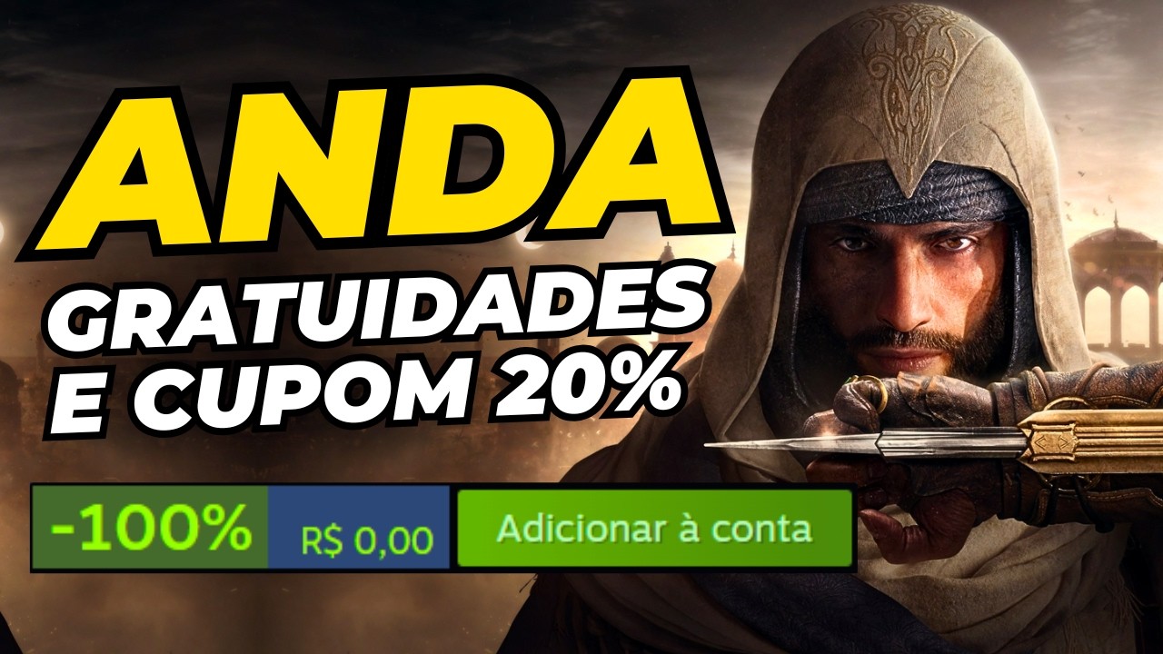 OBA! 4 jogos pagos DE GRAÇA, cupom de 20% na Ubisoft, Battlefield 1 'GRÁTIS' e ofertas Blizzard e EA