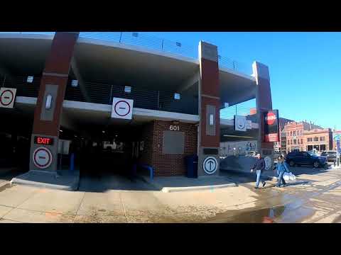 walking the  day after rain/snow  storms hit in  st cloud mn 4/1/2023