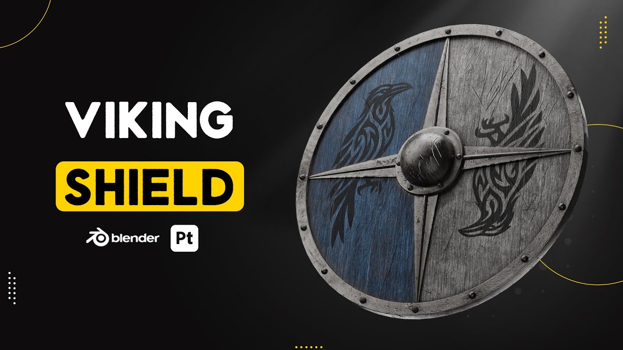 Schild- und Speerpaket 3D Modell