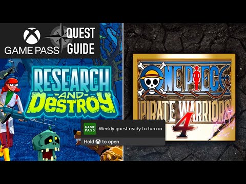 One Piece Pirate Warriors 4 + Research and Destroy Weekly Xbox Game Pass Quest Guide - Play the Game