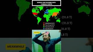 Download lagu World GDP Divided into 4 Equal Parts #shorts #map #geography #economy #usa #geographythroughmaps mp3