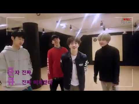 180114 더유닛 초록픽하나 1등하자 4행시