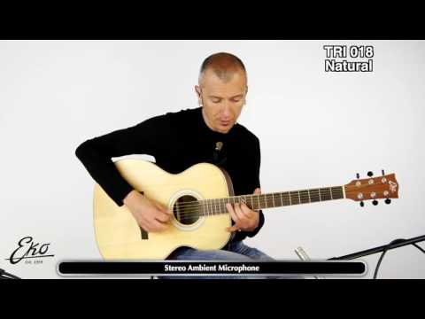 TRI 018 Natural Massimo Varini presenta Eko Guitars