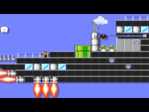 Escape from Airhaven Docks by Adveloq - Super Mario Maker - No Commentary 1bq