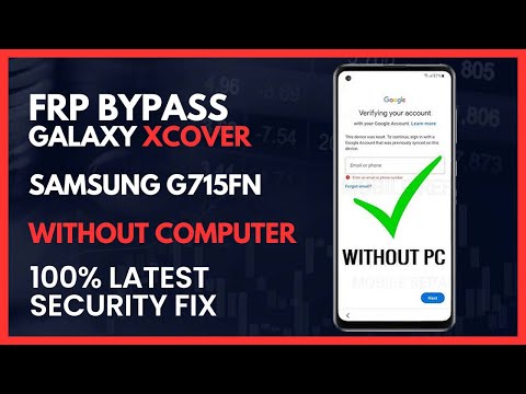 Samsung Android 12 - Galaxy XCover G715FN FRP Bypass Without Computer | 100% Latest Security Fix