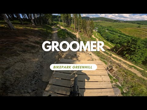 Groomer Level Black Bikepark Greenhill POV RAW