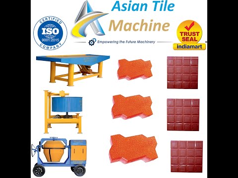 Semi Automatic Paver Block Making Machine