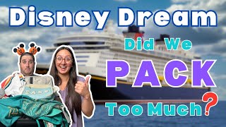 Disney Dream Packing for 5 Nights | Did We Overpack for Castaway, Nassau & Lookout Cay?