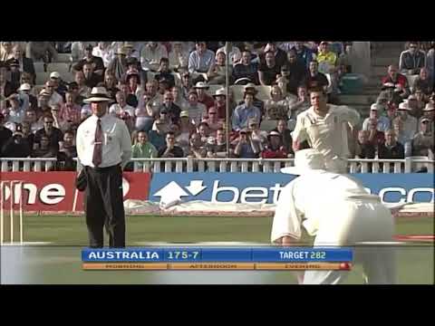 Steve Harmison Slower ball to Michael Clarke - 2005 Ashes