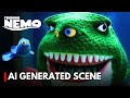 BRUCE The Shark CHASES Marlin And Dory In Finding Nemo Remake With AI