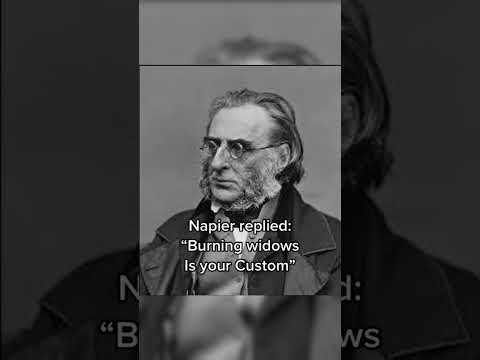 The British Empire banned this ancient practice #india #britishempire #history #education #napier