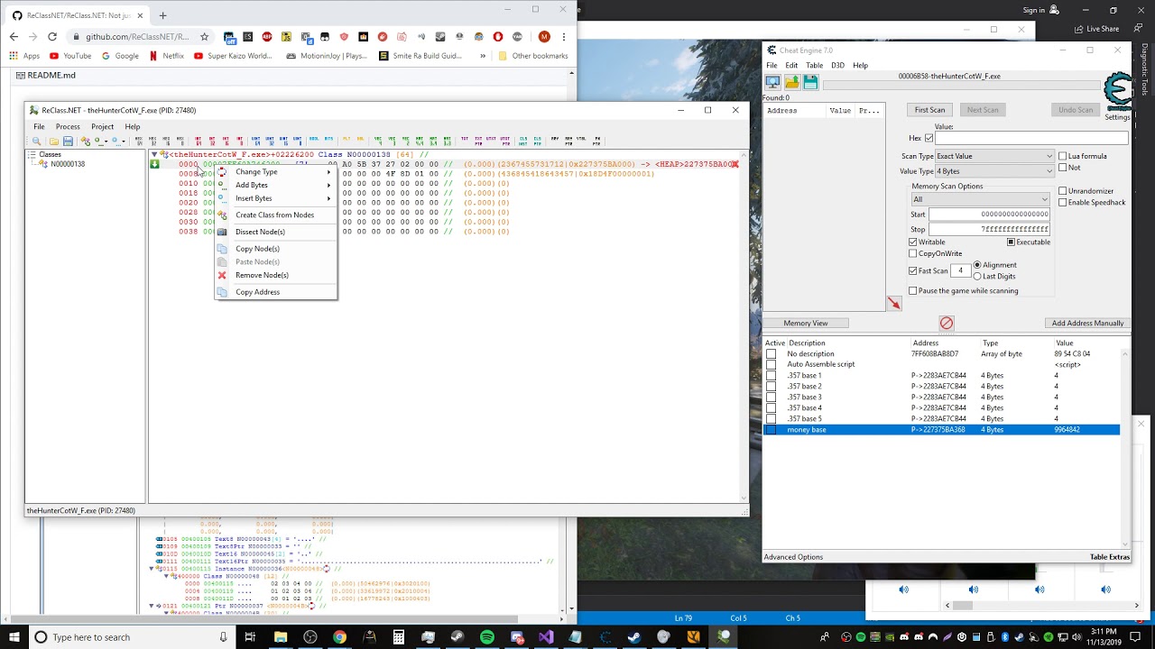 ReClass.NET Example 1