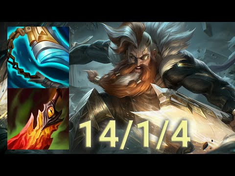 Olaf Top VS K'Sante | EUW Challenger Patch 12.21