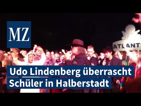 Überraschungsbesuch von Udo Lindenberg in Halberstadt