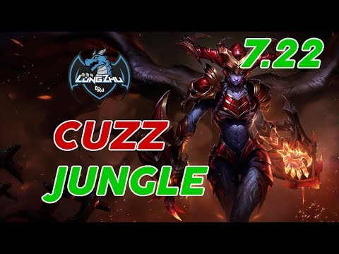Longzhu Cuzz Shyvana Jungle Patch 7.22 Pro Replay