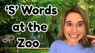 S Words at the Zoo! Speech Therapy for Kids