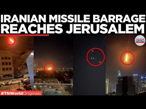IRANIAN MISSILE BARRAGE: Israel Hit, Sirens Wail Across Jerusalem | World News