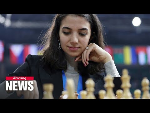 Iranian woman competes at chess tournament without hijab